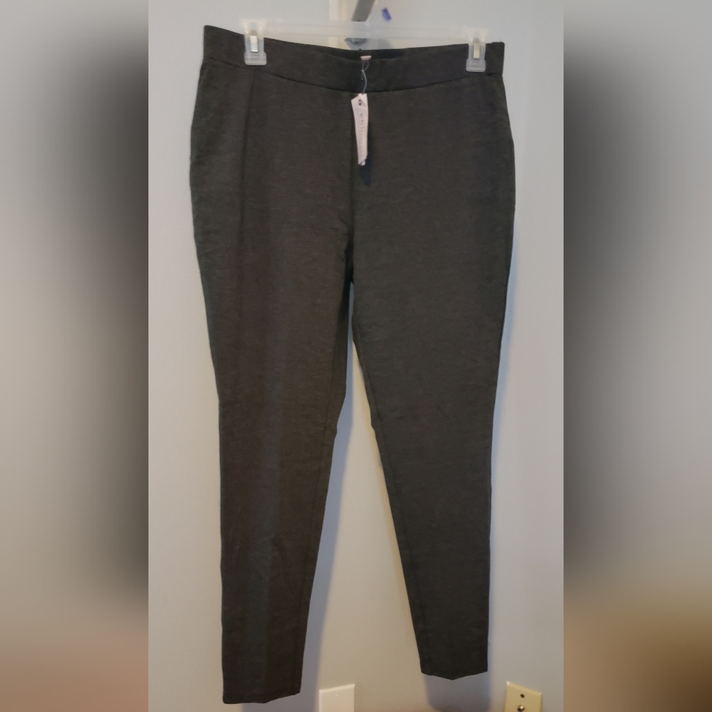 Philosophy Heather charcoal gray ponte knit leggins